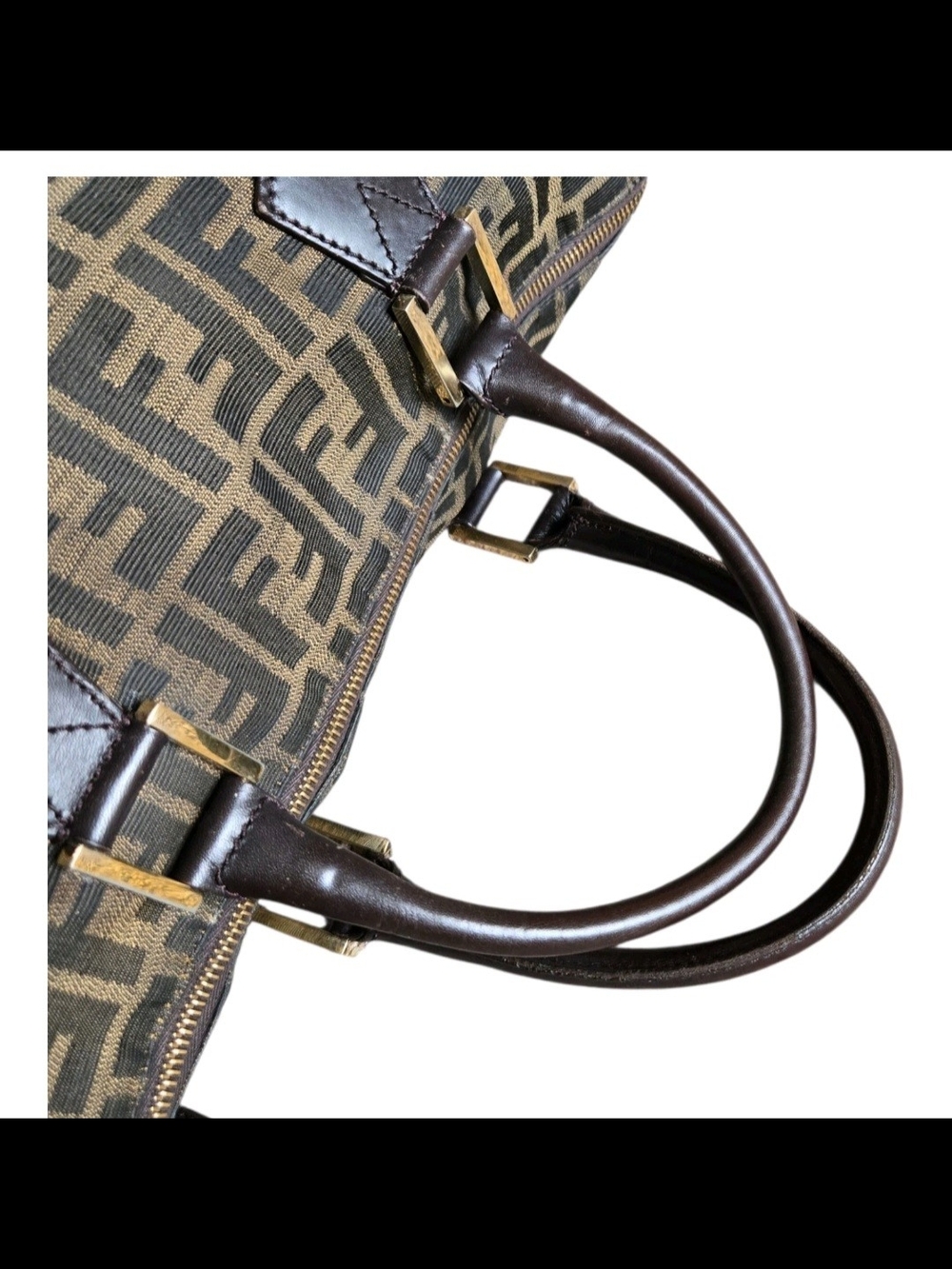 Fendi Zucca Canvas Satchel in Brown - Picture 6 of 16